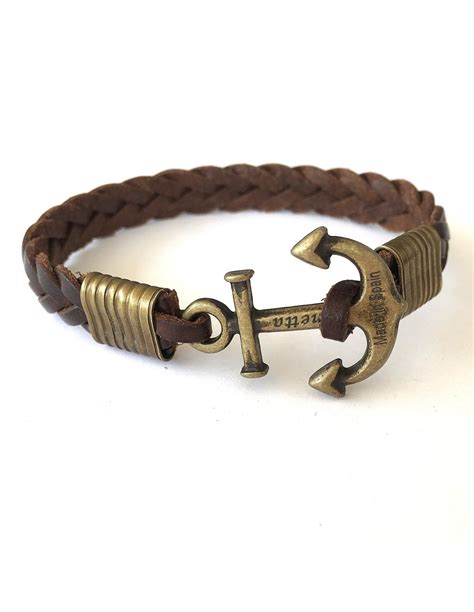 Anchor Leather Bracelet Lunetta Spain