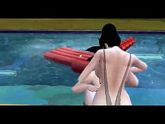 Dragon Ball Porn Epi Milk Neighbor And Stepmother Orgy In The Pool Bulma And Chichi Beautiful