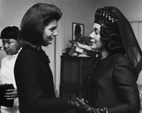 Jacqueline Kennedy Consoling Coretta King This Week 1968 Ebony