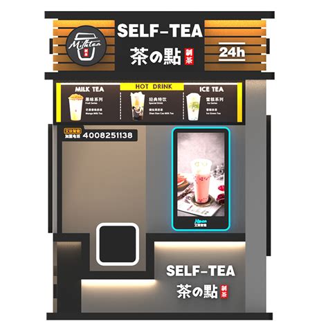 Automatic Bubble Tea Vending Machine Smart Robot Arms Bubble Tea