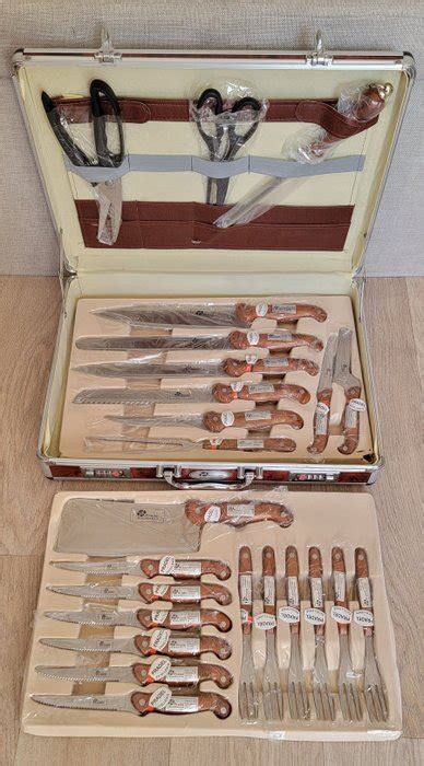 Pradel France Et Laguiole Knife Case And Cutlery Set 24 Catawiki