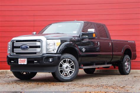 F350 Black Platinum 4X4 Navigation Moonroof Heated Cooled Seats FX4