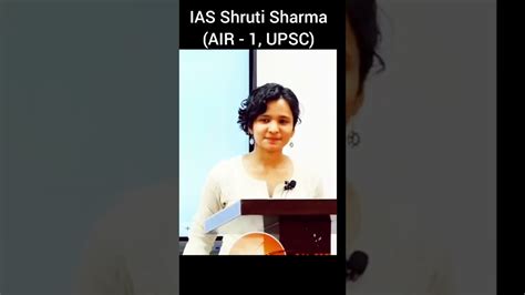 Shruti Sharma L AIR 1 L IAS UPSC Mock Interview 2021 22 UPSC CSE