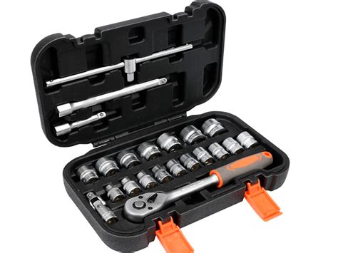 Набор инструмента с головками и трещоткой Sthor 58661 купить в E-1