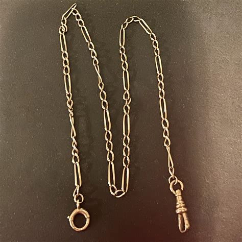 `14K GOLD POCKET WATCH CHAIN - Ashton-Blakey Vintage Watches