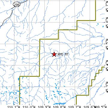 Nye, Montana (MT) ~ population data, races, housing & economy