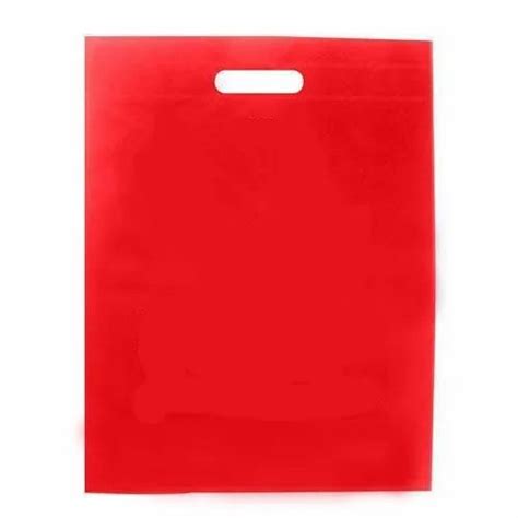 Red Non Woven D Cut Bag At Rs 140 Kg D Cut Non Woven Bags In