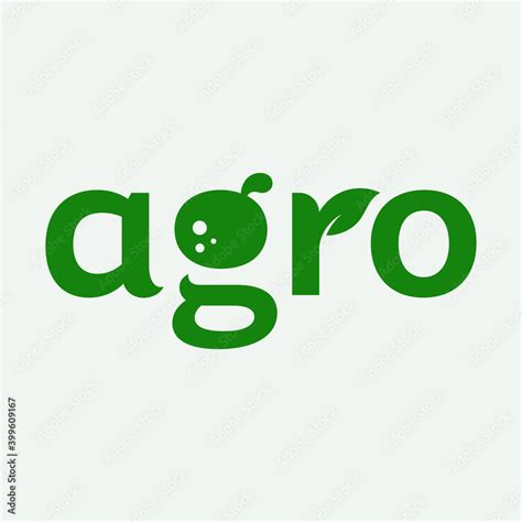 Vetor De Agro Logo Vector With R And G Stylized Do Stock Adobe Stock