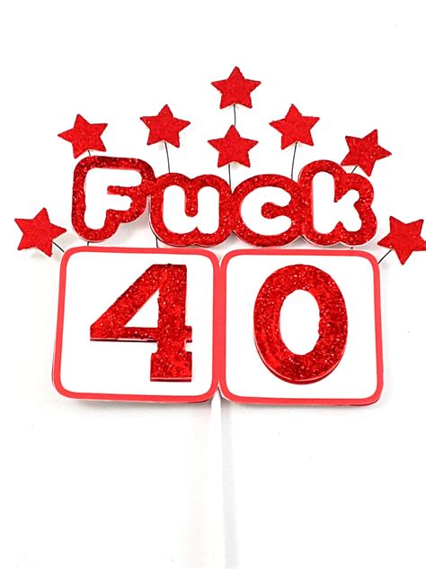 Funny Custom Adult Birthday Cake Topper For Any Age Fuck Birthday Decoration Adult Birthday