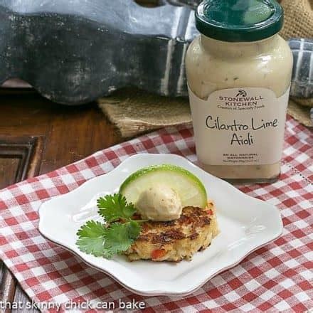 Crab Cakes With Cilantro Lime Aioli Crab Cake Recipe That Skinny