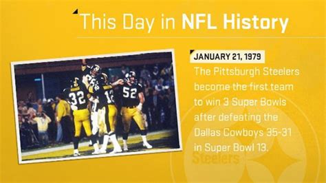 #STEELERSHISTORY: First team to win 3 Super Bowls