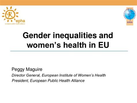 Gender Inequalities And Womens Health In Eu