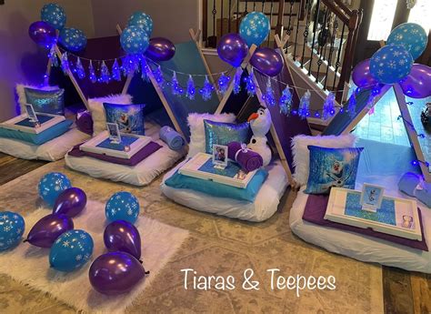 Frozen Theme Tiaras And Teepees