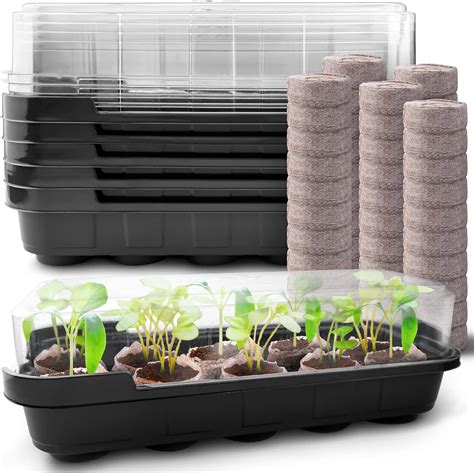 Amazon Pack Seed Starter Tray Seeding Starter Kits Cells