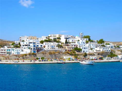 The port town of Adams on Milos