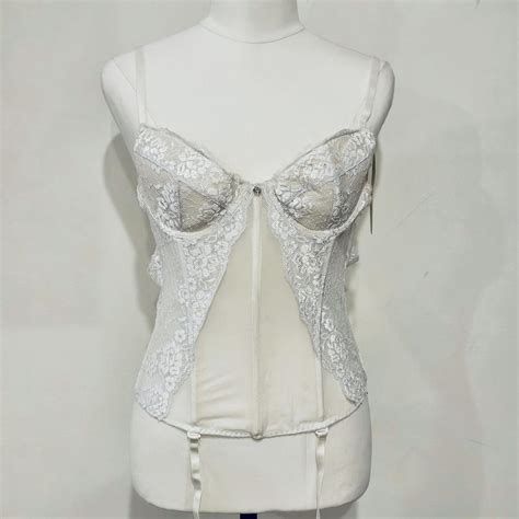 Stunning White Lace Lingerie Corset Brand Depop