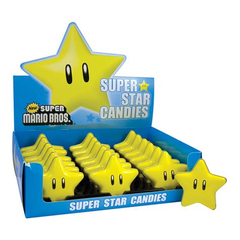 Super Mario Super Star Candies 0.6 Oz Tin | Nassau Candy