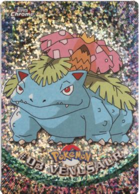 Venusaur Topps Series Pokemon Card