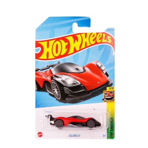Carro Carrinho Miniatura Celero GT HW Exotics 178 Hot Wheels Escala 1 64 Mega Saldão 2024