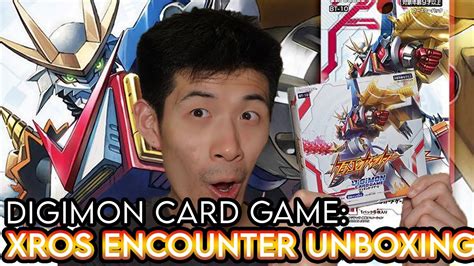 Xros Encounter Box Opening Digimon Card Game BT 10 YouTube