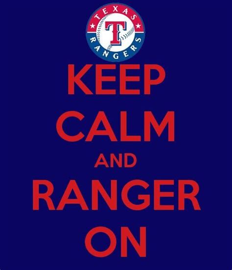 Tx Rangers Red Raiders Keep Calm Texas Baseball Sayings Mlb