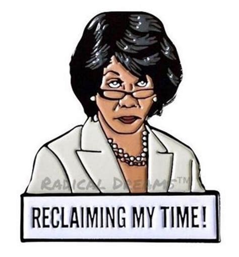 Maxine Waters - Reclaiming My Time! (Pin) - Amoeba Music