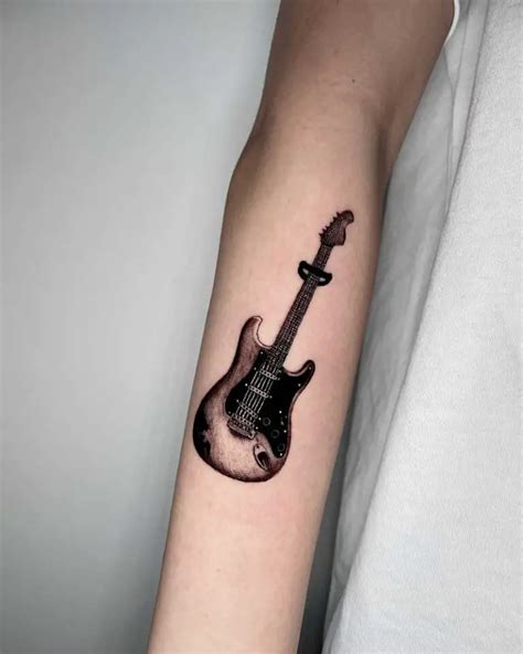 103 Most Exciting Guitar Tattoo Designs and Ideas For Music Lovers ...