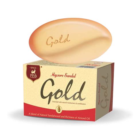 Mysore Sandal Gold Soap 125gm Clickoncare