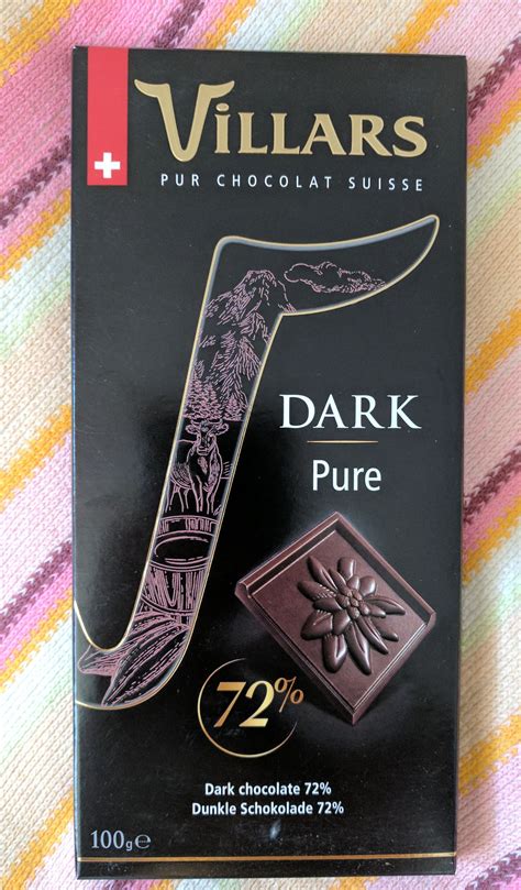 72% Villars Pure Dark Chocolate Review