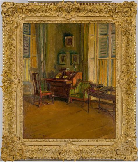 Lot WALTER GAY American 1856 1937 Corner Of The Study Interior Oil On Canvas Signed