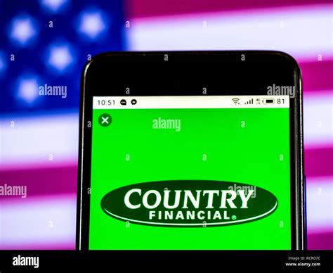 COUNTRY Financial Insurance company logo seen displayed on smart phone Stock Photo - Alamy