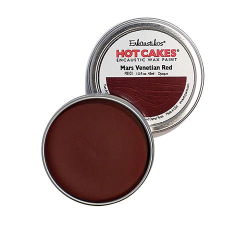 Enkaustikos Hot Cake Encaustic Wax Paint Oz Tin Mars Venetian Red Walmart Walmart
