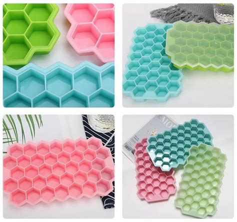 Moule Bac à glaçons en Silicone pour fruits 37 grilles 1x1cm petit