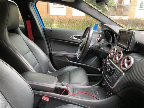 Красные штрихи — Mercedes-Benz A-Class (W176), 1,6 л, 2013 года ...