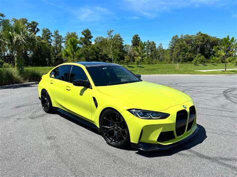 Bmw M3 G80 Yellow Vorsteiner V Ff 103 Wheel Front