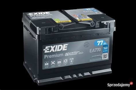 Akumulator Exide Premium 77Ah 760A PRAWY PLUS Elbląg Sprzedajemy pl