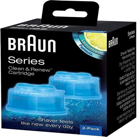 Braun Ccr2 Cleaner Refill Kit Renew Shaver Cleaning Gel, Pack Of 2 ...