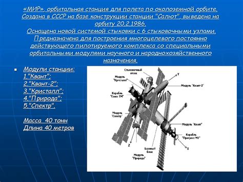 Космические станции мира - презентация онлайн