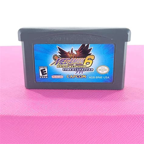 Mega Man Battle Network 6 Cybeast Falzar Nintendo Game Boy Advance