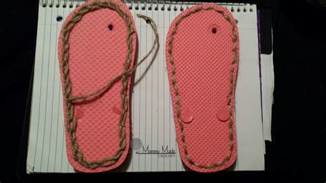 Mommy Made Crochet How To Make Flip Flop Soles