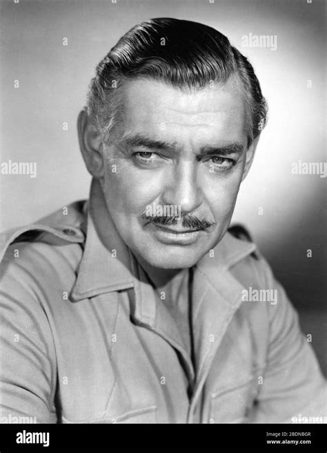 Clark Gable Portrait As White Hunter Victor Marswell In Mogambo 1953