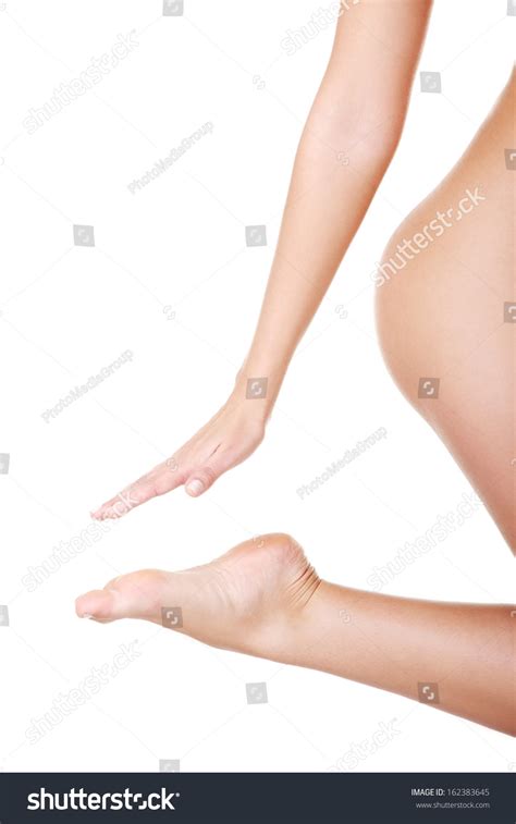 Closeup On Feet Hand Buttock Naked Stock Photo 162383645 Shutterstock