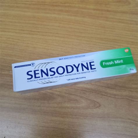 Sensodyne Fresh Mint Toothpaste 75g Shopee Malaysia