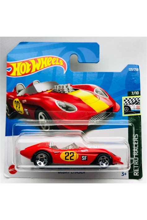HOT WHEELS 2022 Yeni New Glory Chaser Red Retro Racers 1 64 Ölçek Hotwheels Marka 7 10