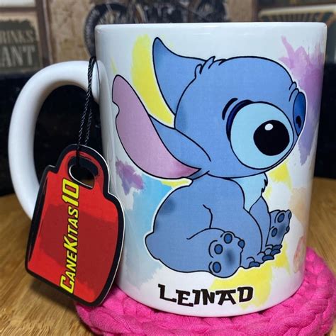 Caneca Personalizada Ohana Lilo E Stitch Cer Mica Branca Ml