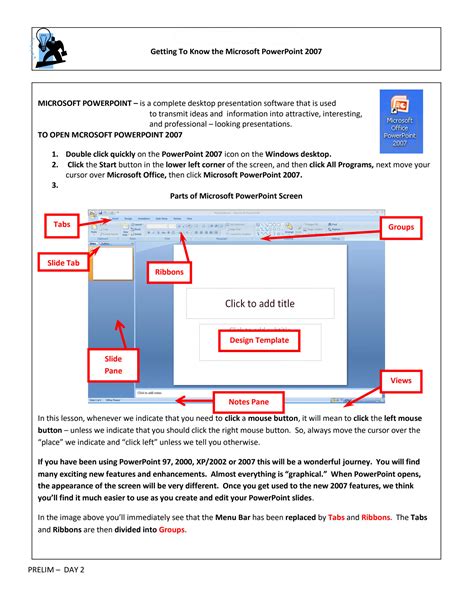 Solution Parts Of Microsoft Powerpoint 2007 Studypool