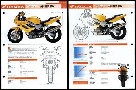 Honda VTR1000 Firestorm Specification Essential Superbike Data File