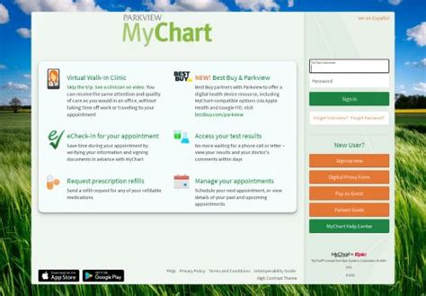 My Chart Parkview Login