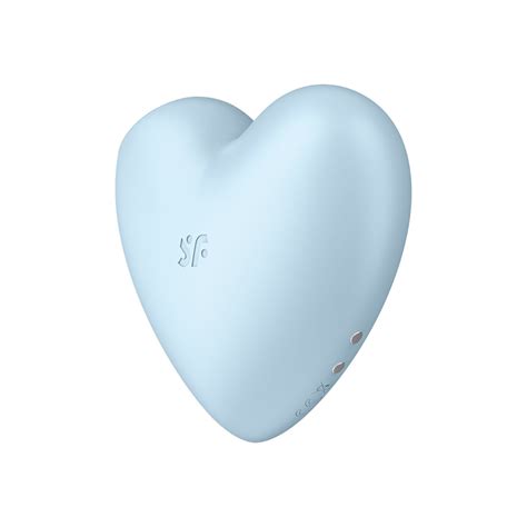 Satisfyer Cutie Heart Double Air Pulse Vibrator Blue - ABS Holdings