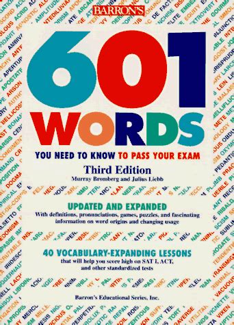 Amazon 601 Words You Need To Know To Pass Your Exam Barron S 601